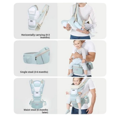 ConfortBaby Dúo - Porta Bebê Canguru 9 posições e Colher multiuso - Brindis exclusivo para los primeros 50 clientes que compren ahora.