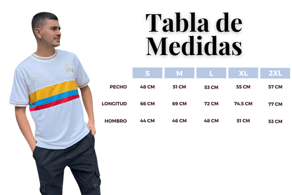 CAMISETA SELECCIÓN COLOMBIA UNISEX EDICIÓN CENTENARIA - Y recibe un super regalo: un super ebook contando la Historia Completa del Fútbol Colombiano: Momentos Más Icónicos (¡Promoción válida hasta hoy a las 23:59!)™️