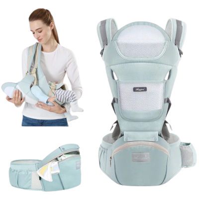 ConfortBaby Dúo - Porta Bebê Canguru 9 posições e Colher multiuso - Brindis exclusivo para los primeros 50 clientes que compren ahora.