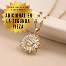 Collar girasol radiante