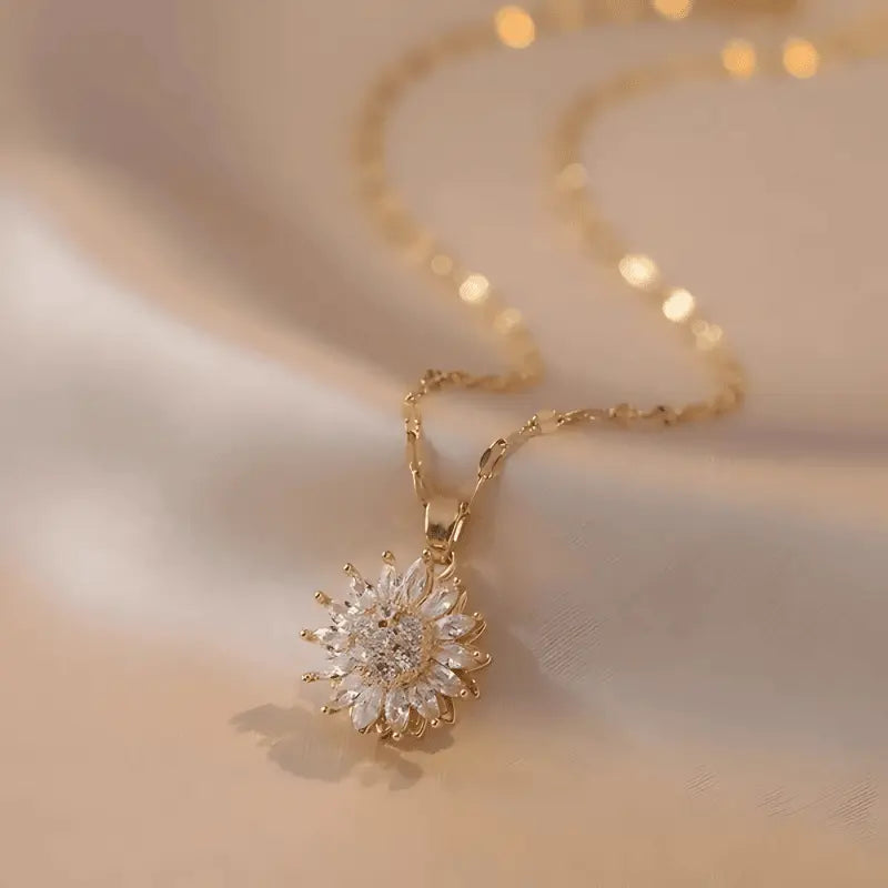 Collar girasol radiante