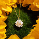 Collar girasol radiante