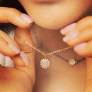 Collar girasol radiante