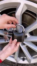 CANDADO ANTIRROBO CON ALARMA